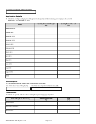 Form DFATD-MAECD1686-1E Application for a Share of the Chicken Trq - Canada (English/French), Page 3