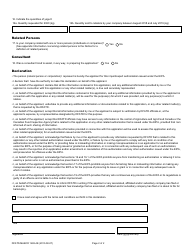 Form DFATD-MAECD1693-4E Application Form for a Share of the Yogurt Trq - Canada (English/French), Page 2