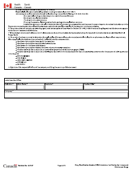 Submission Certification for Human and Disinfectant Drugs - Canada, Page 2