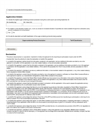 Form DFATD-MAECD1685-2E Application Form for Sugar-Containing Products Allocation Holders to Retain Their Share of the Sugar-Containing Products Trq - Canada (English/French), Page 2