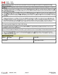 Administrative Changes - Certification Form for Human and/or Disinfectant Drug Submissions and Applications - Canada, Page 2