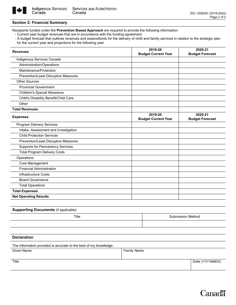 Form DCI1208367 - 2020 - Fill Out, Sign Online and Download Fillable ...