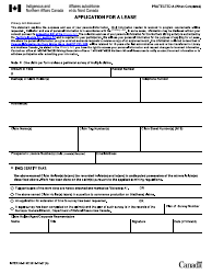 Document preview: Form INTER50-014E Application for a Lease - Canada