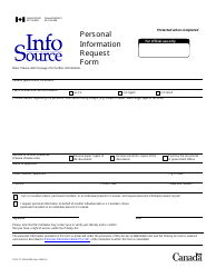 Form TBC/CTC350-0058 Personal Information Request Form - Canada