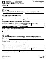 Form INTER50-012E Transfer of Mineral Claim - Canada, Page 2