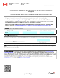 Proof of Identity - Release of Personal Information for Requests Made Under the Privacy Act or Informal Requests for Military Service Files - Canada (English/French), Page 2