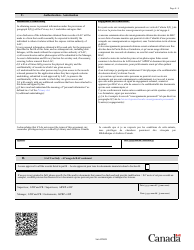 Research Application Form Under Paragraph 8(2)(J) of the Privacy Act - Canada (English/French), Page 4