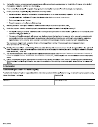 Form 2031E Application for Matching Education Property Tax Assistance - Ontario, Canada, Page 4