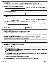 Form 2029E Application for Consent - Ontario, Canada, Page 12