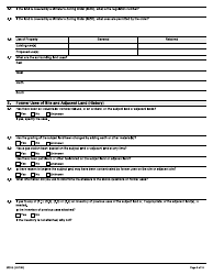 Form 2029E Application for Consent - Ontario, Canada, Page 3