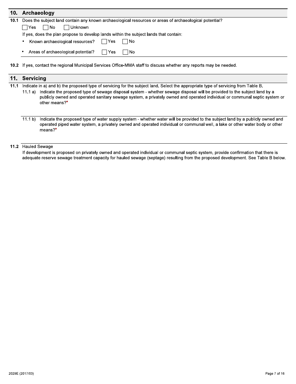Form 2029E Application for Consent - Ontario, Canada, Page 7