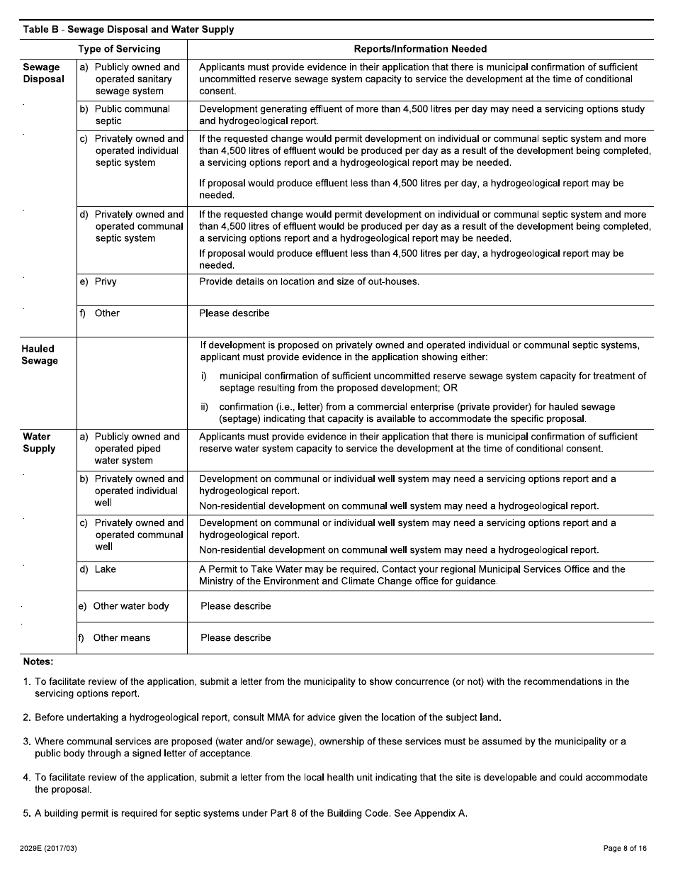 Form 2029E Application for Consent - Ontario, Canada, Page 8