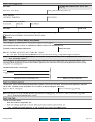 Form 3 (9502P_E) Appointment for Voting Proxy - Ontario, Canada, Page 2