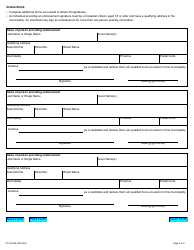 Form 2 (017-2233E) Endorsement of Nomination - Ontario, Canada, Page 2