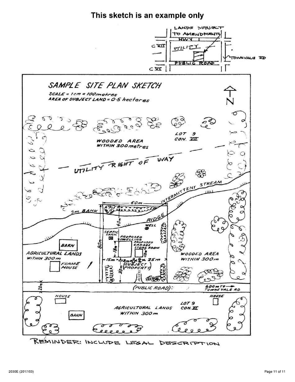 Form 2030E Application to Amend or Revoke a Ministers Zoning Order - Ontario, Canada, Page 11