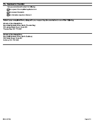 Form 2034E Application for Validation Order - Ontario, Canada, Page 9