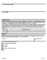 Form 1973E Application for Employment - Employment Standards Officer - Ontario, Canada, Page 5
