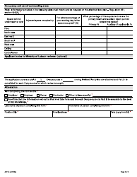 Form 2011E Application for Review of Permanent X-Ray Location - Ontario, Canada, Page 4