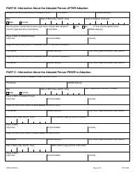 Form 3090E Adopted Person&#039;s and Descendant of Adopted Person&#039;s Application to Request a Severe Medical Search - Ontario, Canada, Page 2