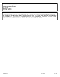 Form 3095E Application for a Copy of an Adoption Order - Ontario, Canada, Page 3