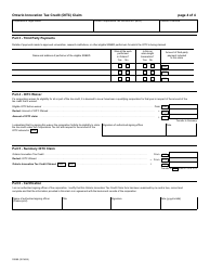 Form 0329E Ontario Innovation Tax Credit (Oitc) Claim - Ontario, Canada, Page 5