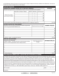 Forme YG6600 Fonds De La Taxe Sur L&#039;essence Rapport Final - Yukon, Canada (French), Page 3