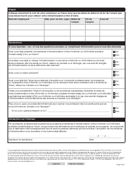Forme YG6647 Licensed Practical Nurse (Lpn) Courtesy Licence Application - Yukon, Canada (French), Page 3