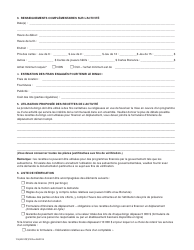 Forme YG5091 Demande De Licence De Bingo - Yukon, Canada (French), Page 2