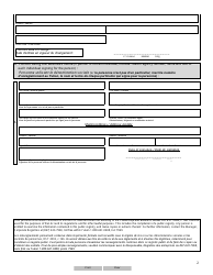 Form 10 (YG6198) Renewal of Declaration of Business Name - Yukon, Canada (English/French), Page 2