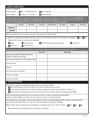 Form YG4163 Application to Operate a Beverage Container Depot - Yukon, Canada, Page 2