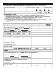 Forme YG6282 Programme Yukonnais D&#039;aide a L&#039;enregistrement Sonore Demande D&#039;aide Financiere Enregistrement D&#039;une Demo Professionnelle (Niveau De Financement Jusqu&#039;a 5 000 $) - Yukon, Canada (French), Page 5