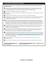 Forme YG6019 Programme Territorial De Candidature a L&#039;immigration Formulaire De Demande - Yukon, Canada (French), Page 7