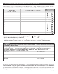 Form YG6625 Application for Renewal of Trade School Registration - Yukon, Canada (English/French), Page 4