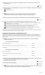 Forme YG5639 Demande De Permis D&#039;exploitation D&#039;un Abattoir Mobile Sur Une Ferme - Yukon, Canada (French), Page 4