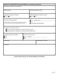 Form YG6438 Application for Discretionary Use Permit - Yukon, Canada, Page 2