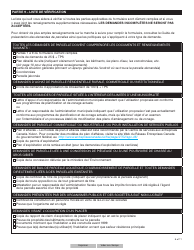 Forme YG4917 Demande De Terres Du Yukon Et D&#039;approbation De Lotissement - Yukon, Canada (French), Page 8