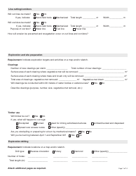 Form YG5069 Application for Class 3/4 Quartz Mining Land Use Approval - Yukon, Canada, Page 7