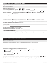 Forme YG5069 Demande D&#039;approbation Pour L&#039;utilisation DES Terres - Exploitation Du Quartz De Type 3 Ou 4 - Yukon, Canada (French), Page 10