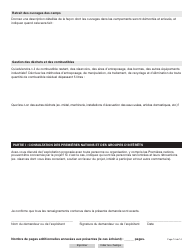 Forme YG5069 Demande D&#039;approbation Pour L&#039;utilisation DES Terres - Exploitation Du Quartz De Type 3 Ou 4 - Yukon, Canada (French), Page 14