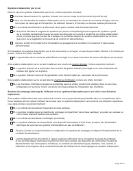 Forme YG5965 Evidence Requirements for Approval to Use Sewage Disposal System - Yukon, Canada (French), Page 2