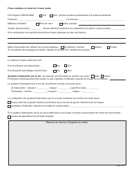 Forme YG5964 Demande D&#039;autorisation D&#039;utiliser Un Systeme D&#039;elimination DES Eaux Usees - Yukon, Canada (French), Page 3