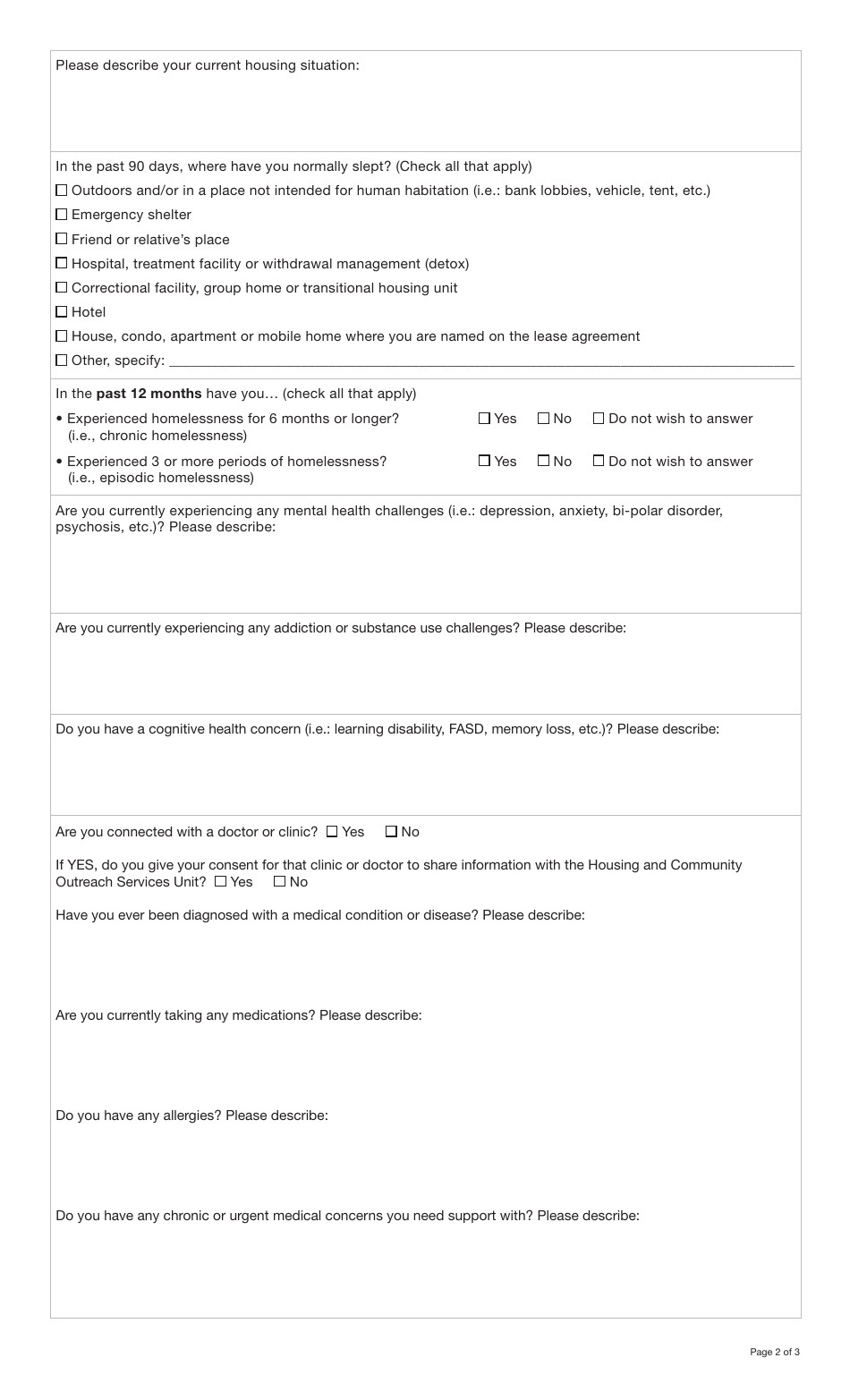 Form YG6546 Application - Hcos Unit - Yukon, Canada, Page 2