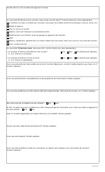 Forme YG6546 Formulaire De Demande - Service D&#039;aide Au Logement Et D&#039;action Sociale - Yukon, Canada (French), Page 2