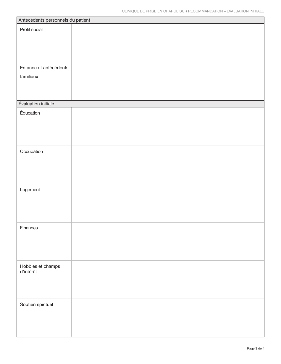 Forme YG6524 Initial Assessment - Yukon, Canada (French), Page 3