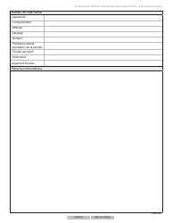 Forme YG6524 Initial Assessment - Yukon, Canada (French), Page 4