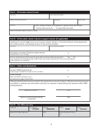 Rrsp Contribution Reimbursement Application Form for Family and Group Child Care Home Providers and Inclusion Support Workers in a Child Care Home - Manitoba, Canada, Page 2