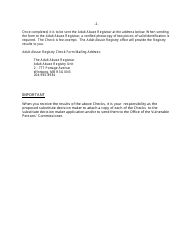 Application for the Appointment of a Substitute Decision Maker - Manitoba, Canada, Page 16