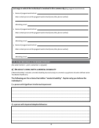 Application for the Appointment of a Substitute Decision Maker - Manitoba, Canada, Page 2
