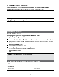 Emergency Application for the Appointment of a Substitute Decision Maker - Manitoba, Canada, Page 3