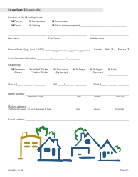 Social Housing Rental Program Application Form - Manitoba, Canada, Page 5